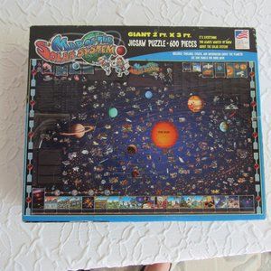 Map Of Solar System Puzzle 600pc Homeschool 2ft x 3ft Giant